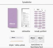 N Cream Lavender Jel Tırnak 30 Adet 2 Kullanım