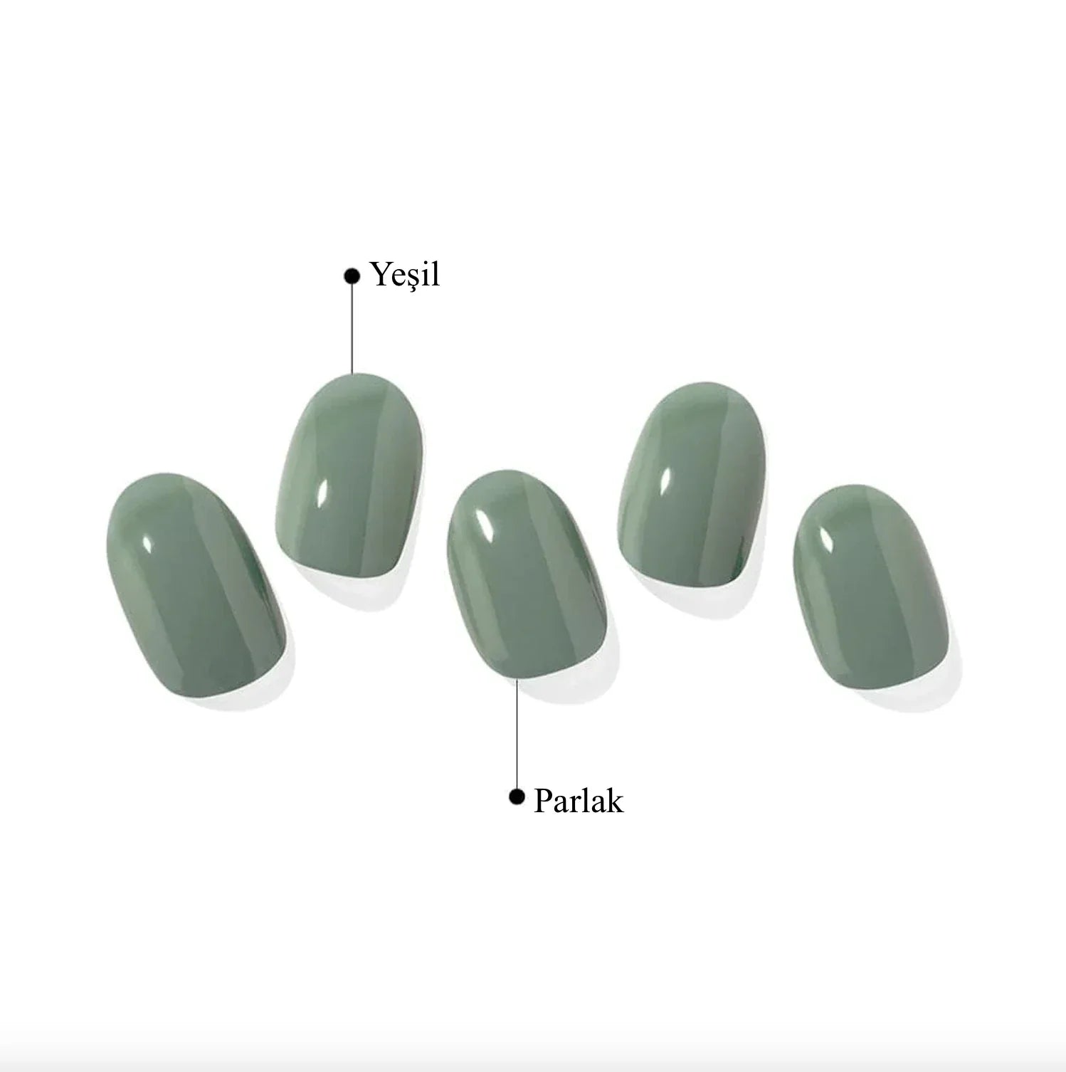 N Cream Leaf Jel Tırnak 30 Adet 2 Kullanım