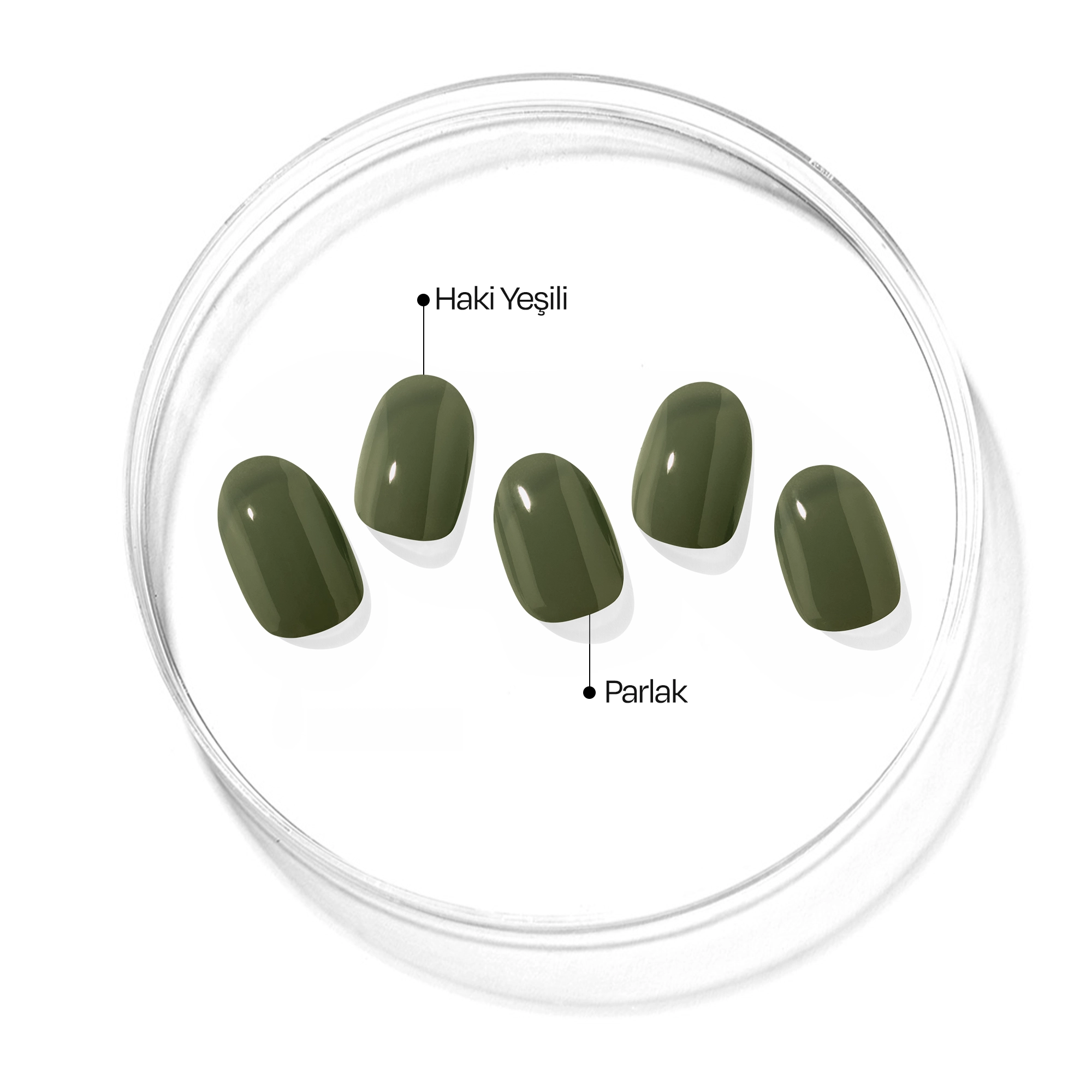 N Cream Moss Jel Tırnak 30 Adet, 2 Kullanım