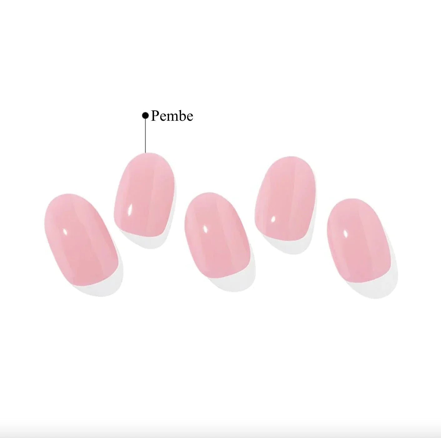 N Cream Pink Jel Tırnak 30 Adet 2 Kullanım