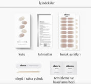 N Cream Shell Jel Tırnak 30 Adet 2 Kullanım