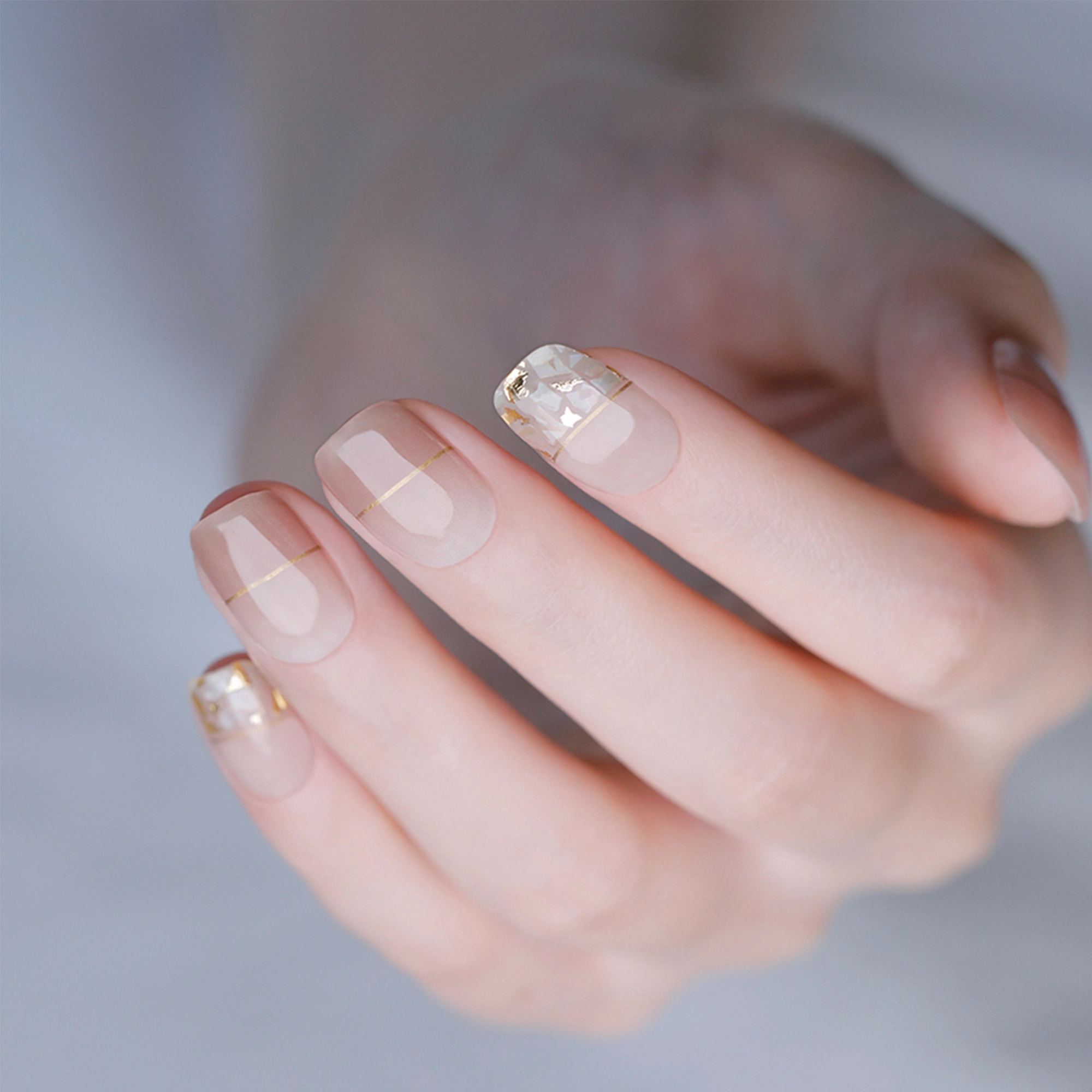 N Cream Shell Jel Tırnak 30 Adet, 2 Kullanım