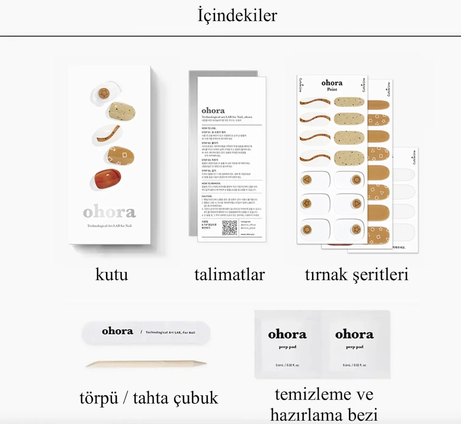 N Dalgona Jel Tırnak 30 Adet 2 Kullanım