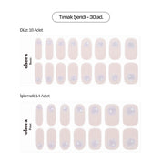 N Faerie Snow Jel Tırnak 30 Adet, 2 Kullanım