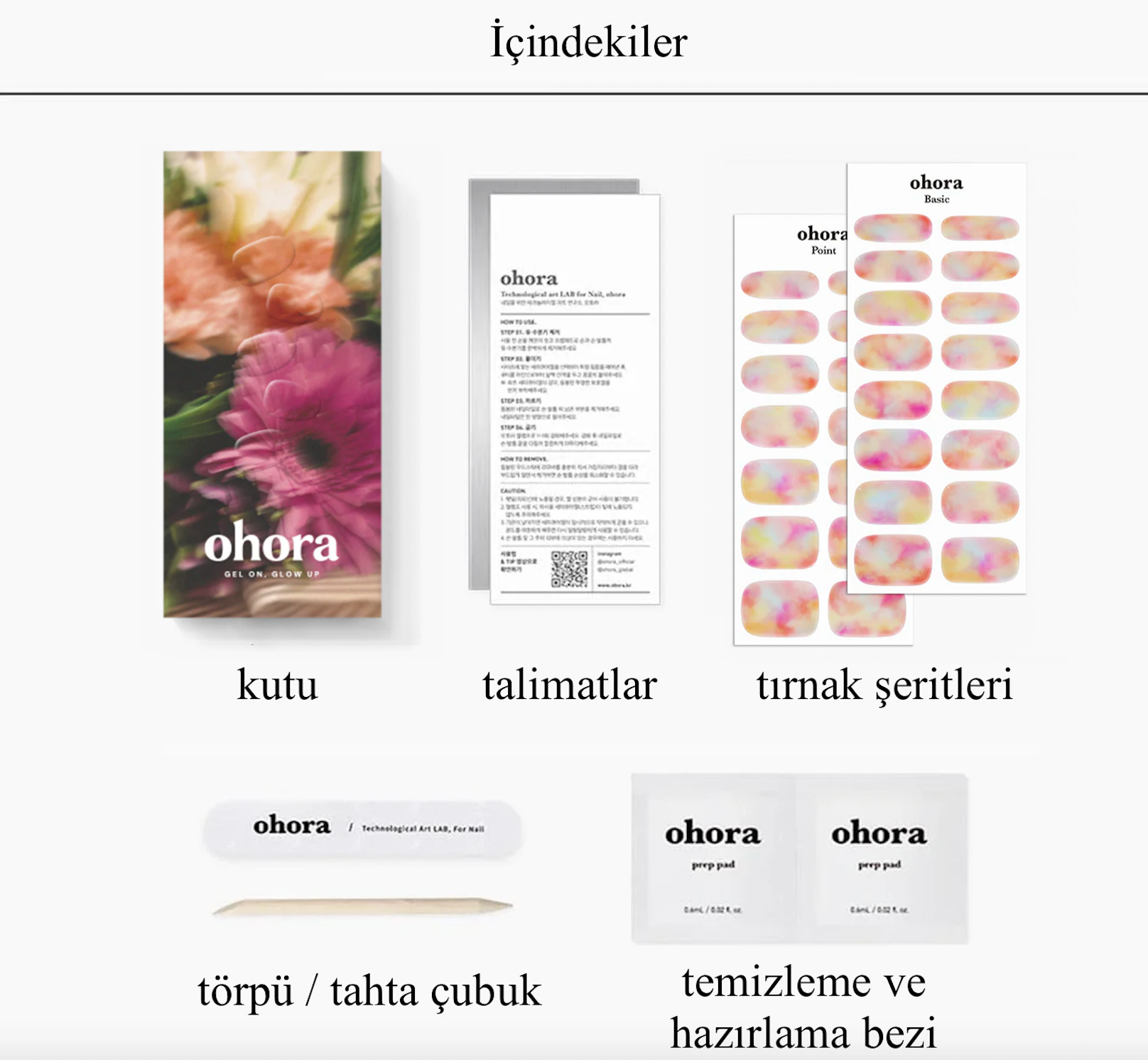 N Floral Fantasy Jel Tırnak 30 Adet 2 Kullanım