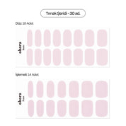N Glazed Petal Jel Tırnak 30 Adet, 2 Kullanım