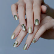 N Glimmering Leaf Jel Tırnak 30 Adet, 2 Kullanım