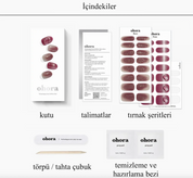 N Grape Glaze Jel Tırnak 30 Adet 2 Kullanım