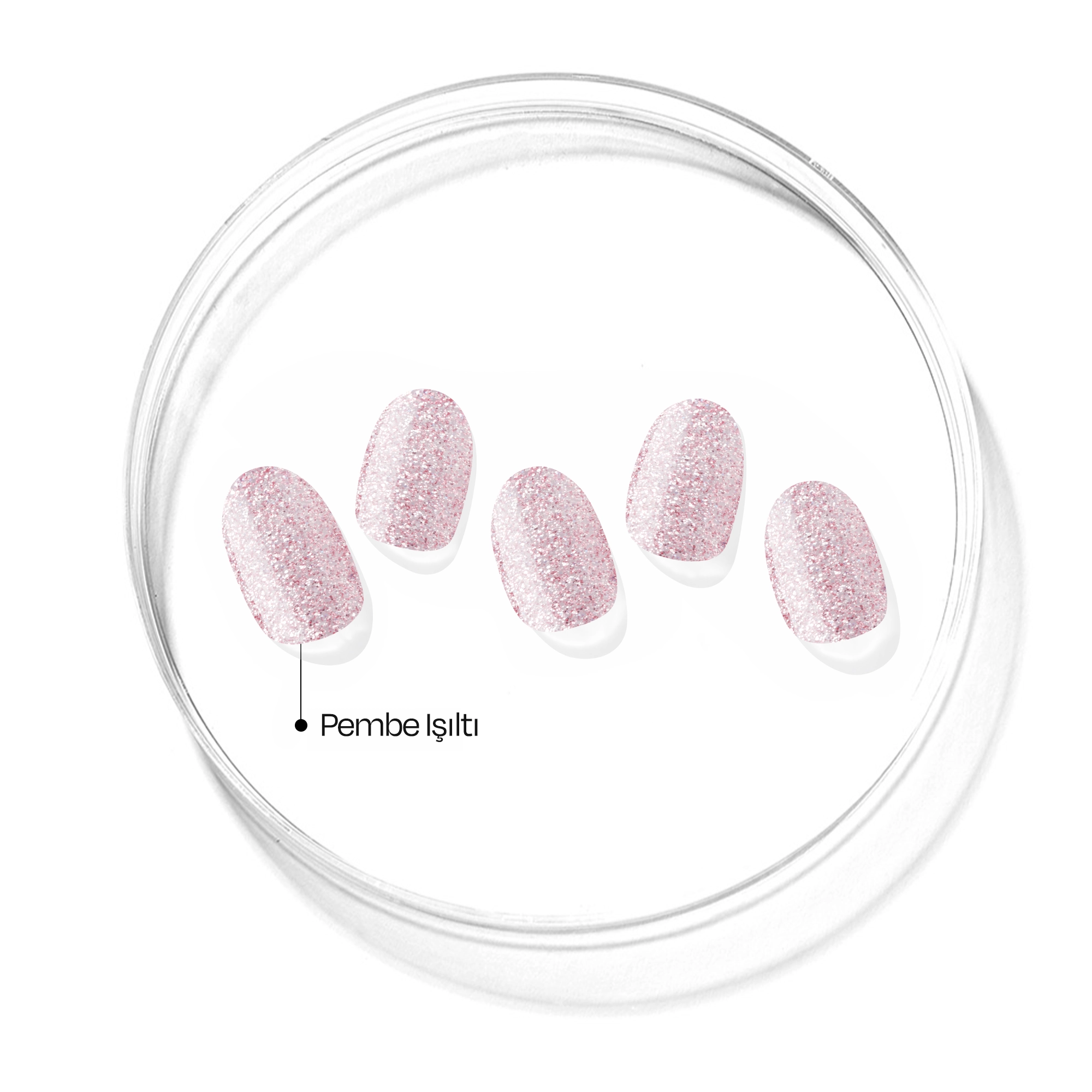 N Hype Pink Jel Tırnak 30 Adet, 2 Kullanım