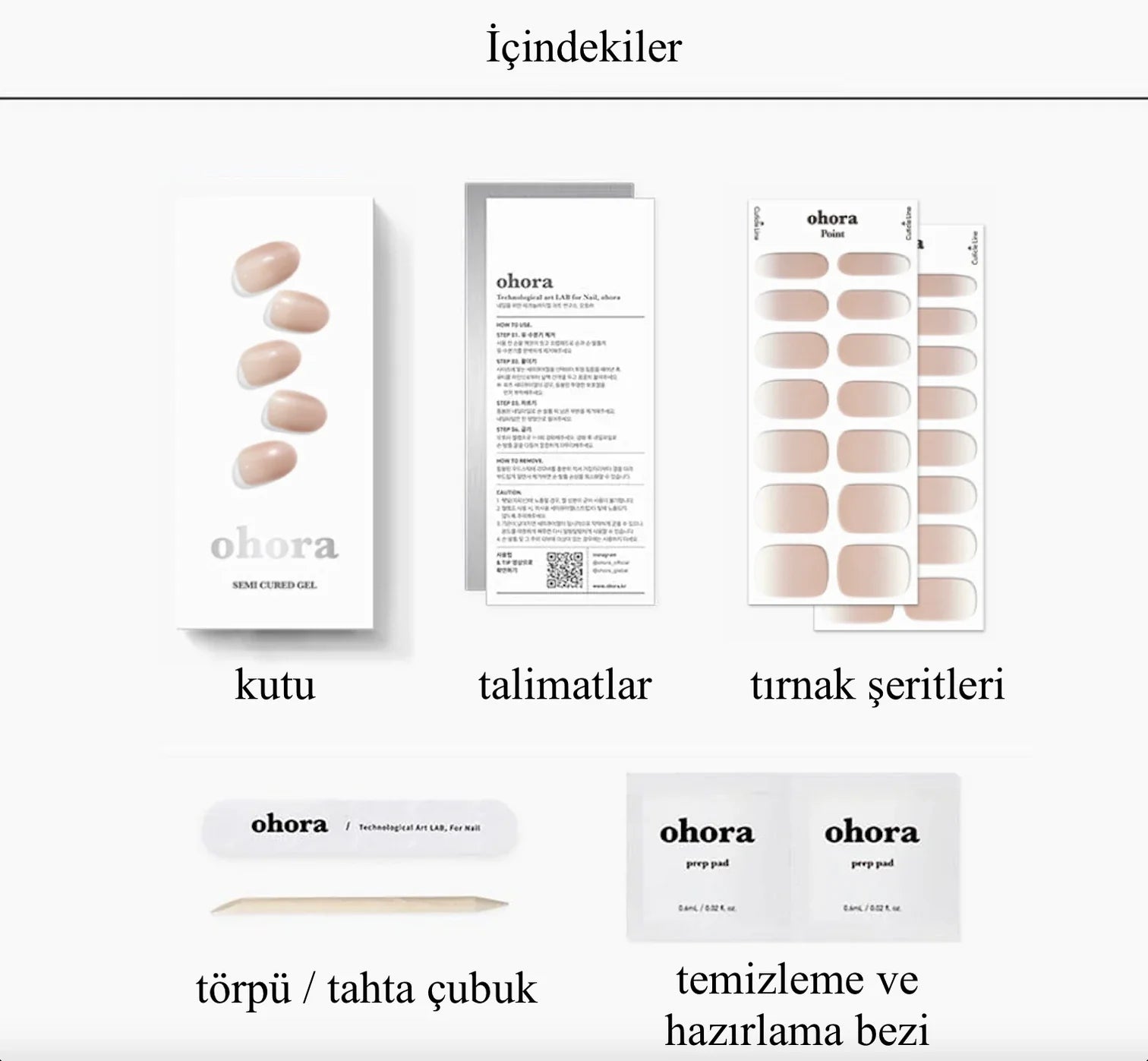 N Mild Latte Jel Tırnak 30 Adet 2 Kullanım