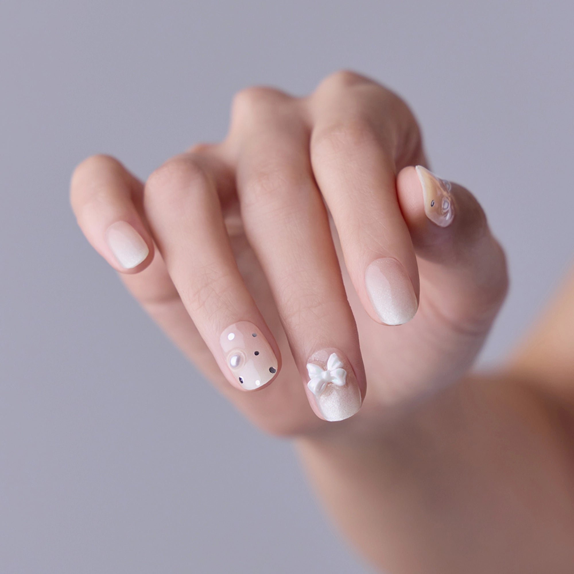 N Milky Lace Jel Tırnak 30 Adet, 2 Kullanım