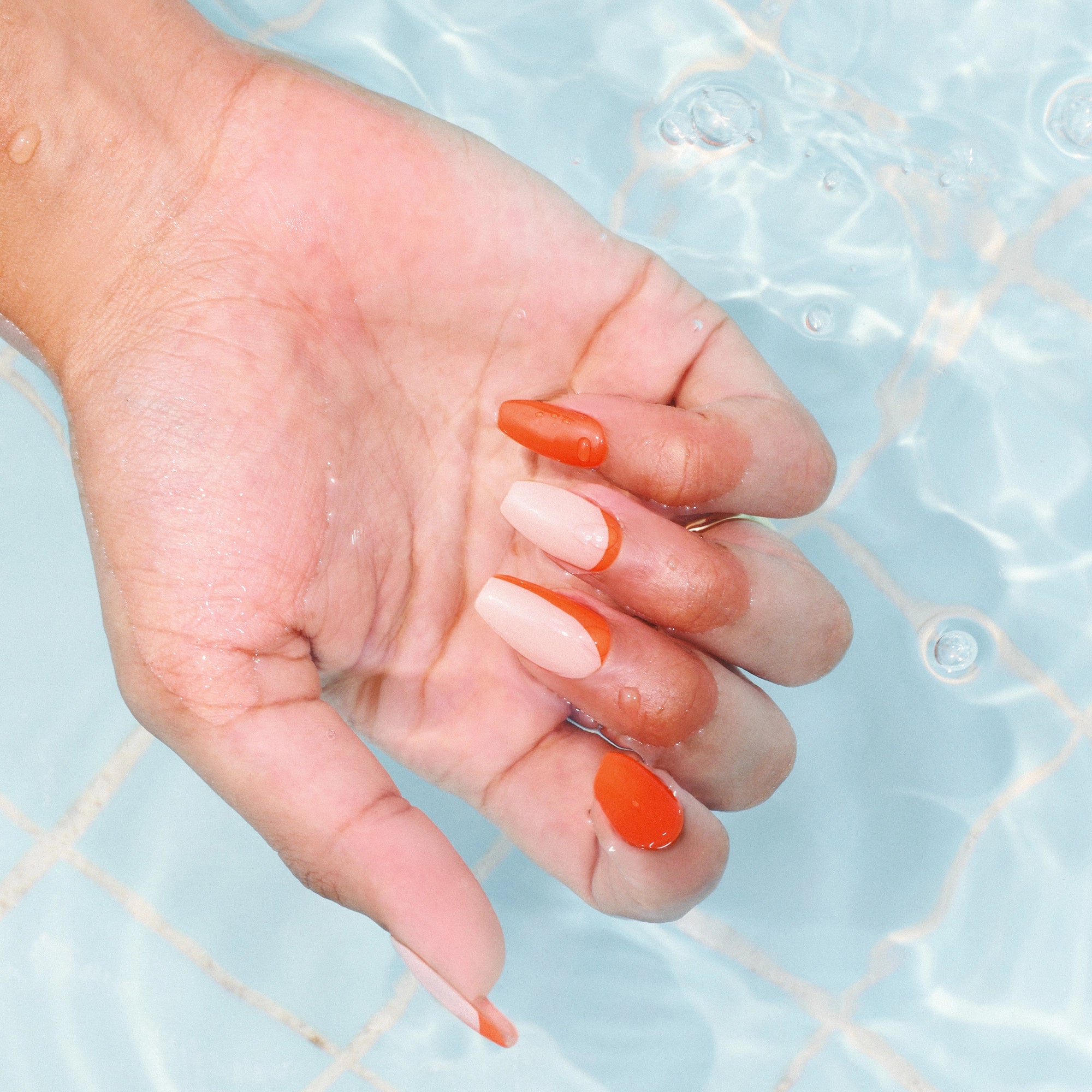 N More Orange Jel Tırnak 30 Adet, 2 Kullanım