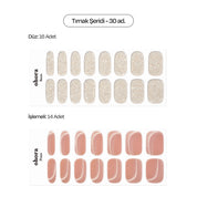 N Muse Glow Jel Tırnak 30 Adet, 2 Kullanım