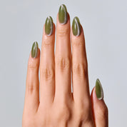 N Olive Glow Fall Jel Tırnak 30 Adet, 2 Kullanım