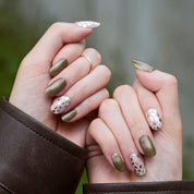 N Olive Glow Jel Tırnak 30 Adet, 2 Kullanım