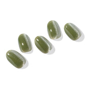 N Olive Glow Fall Jel Tırnak 30 Adet, 2 Kullanım