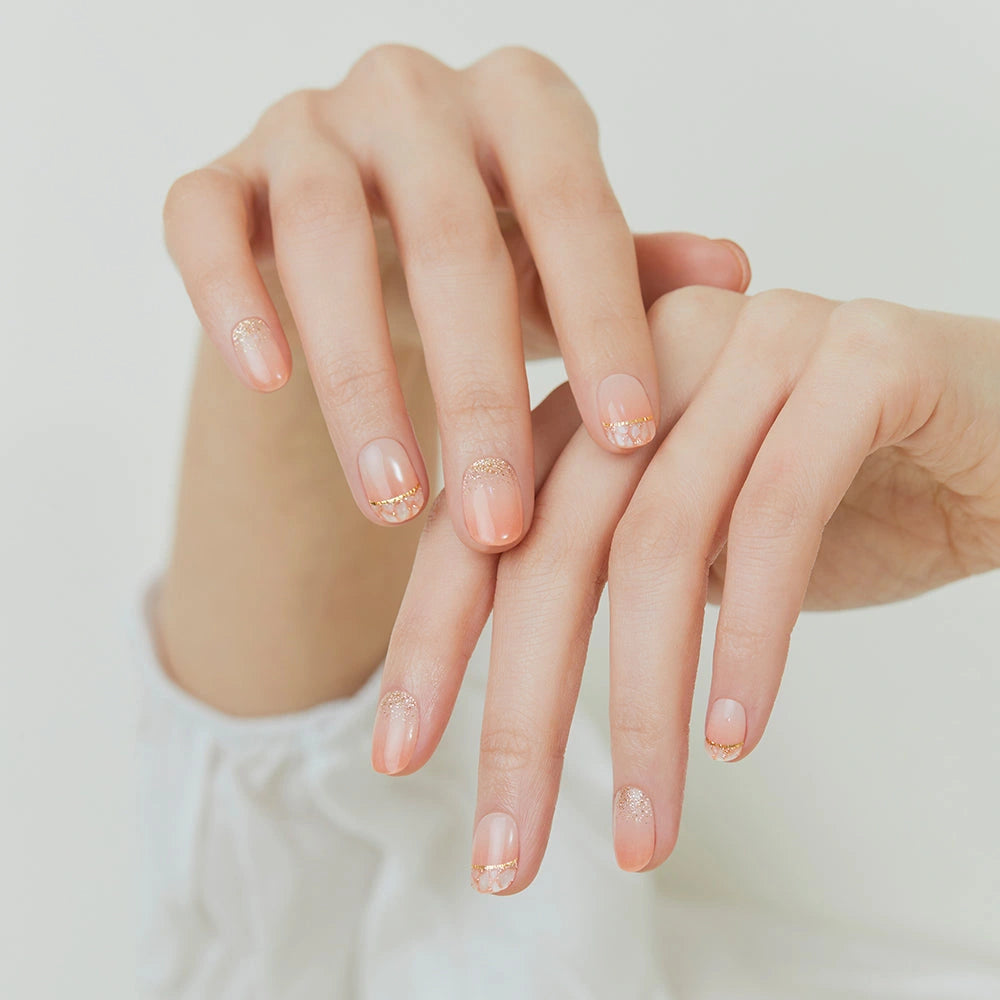 N Peachy Sparkle Jel Tırnak 30 Adet, 2 Kullanım - 3