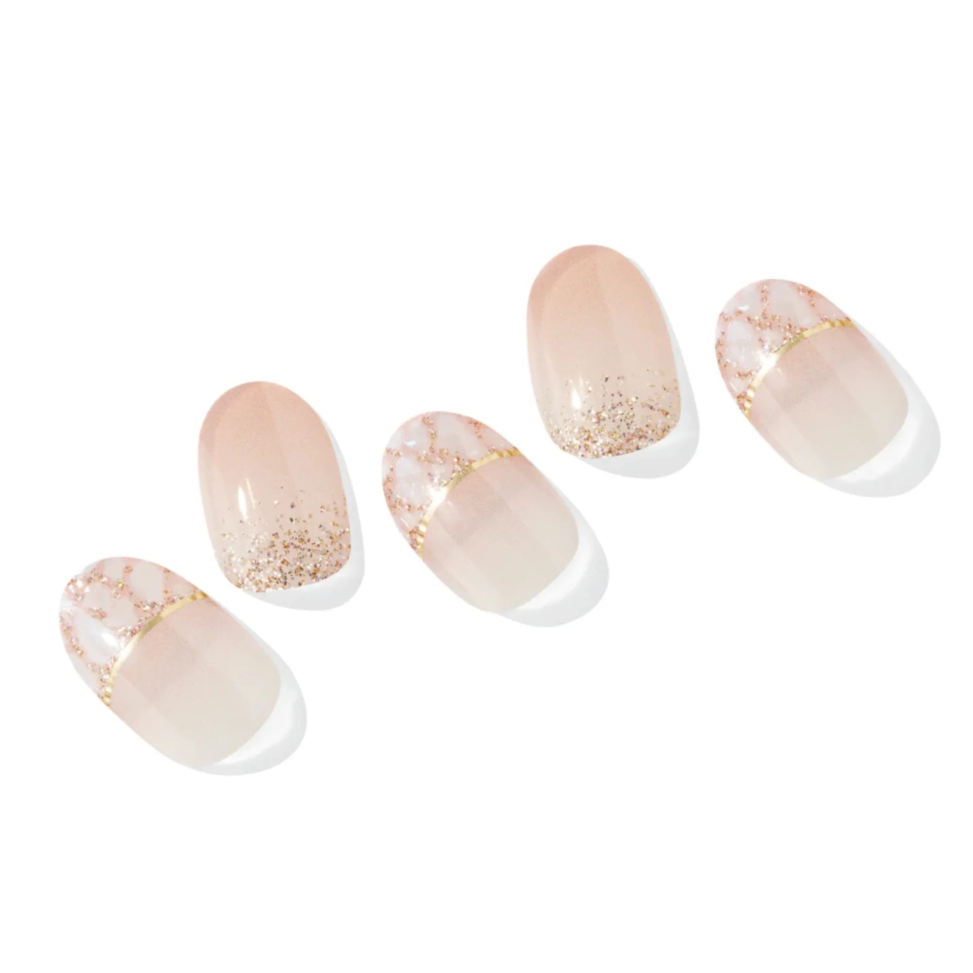 N Peachy Sparkle Jel Tırnak 30 Adet, 2 Kullanım