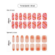 N Pink Breeze Jel Tırnak 30 Adet, 2 Kullanım