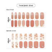 N Pink Whisper Jel Tırnak 30 Adet, 2 Kullanım