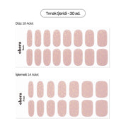 N Pink Wonderland Jel Tırnak 30 Adet, 2 Kullanım
