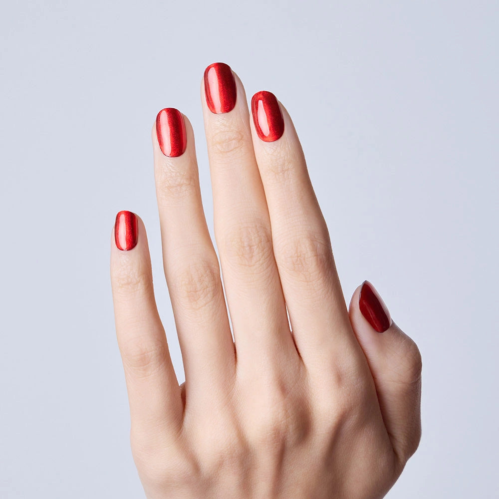 N Red Chrome Jel Tırnak 30 Adet, 2 Kullanım - 2
