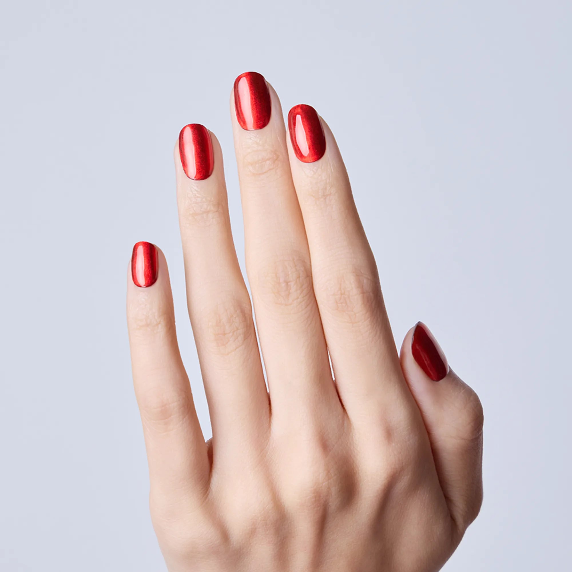 N Red Chrome Jel Tırnak 30 Adet, 2 Kullanım