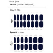 N Royal Navy Jel Tırnak 30 Adet 2 Kullanım