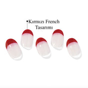 N Ruby French Jel Tırnak 30 Adet, 2 Kullanım - 10