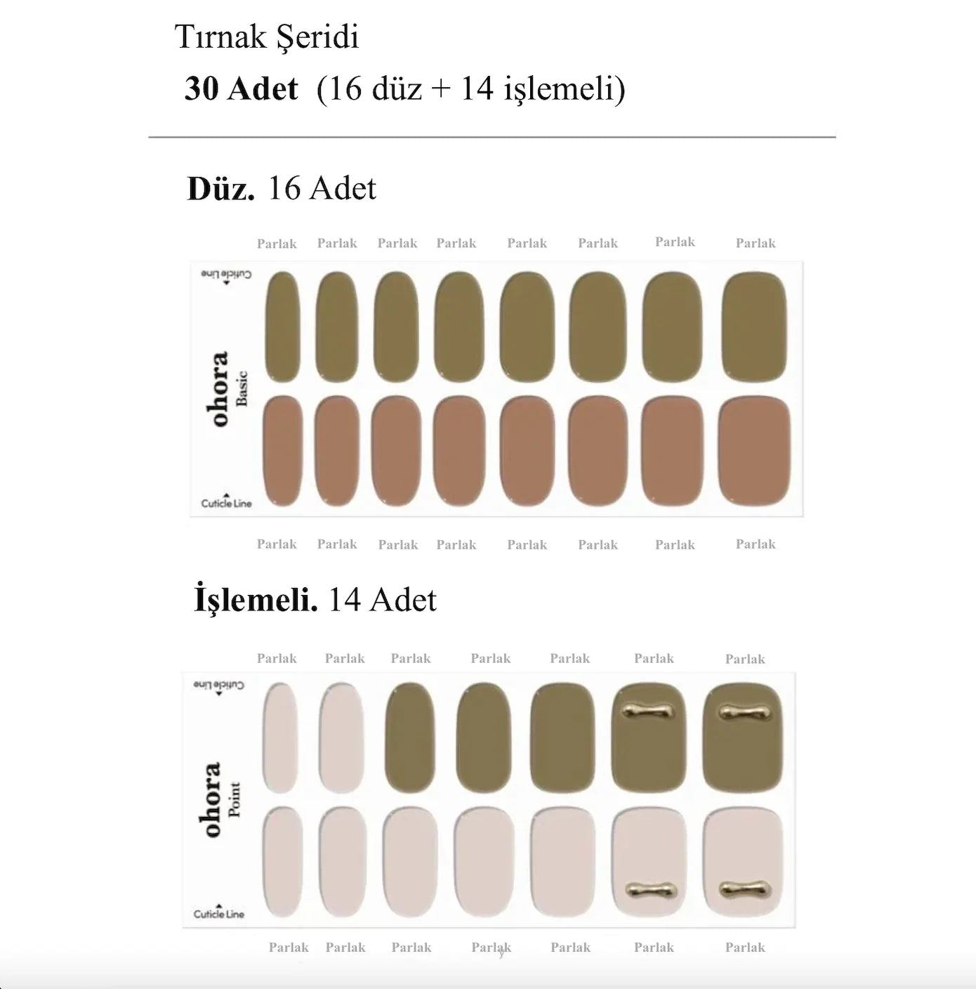 N Sage Jel Tırnak 30 Adet 2 Kullanım