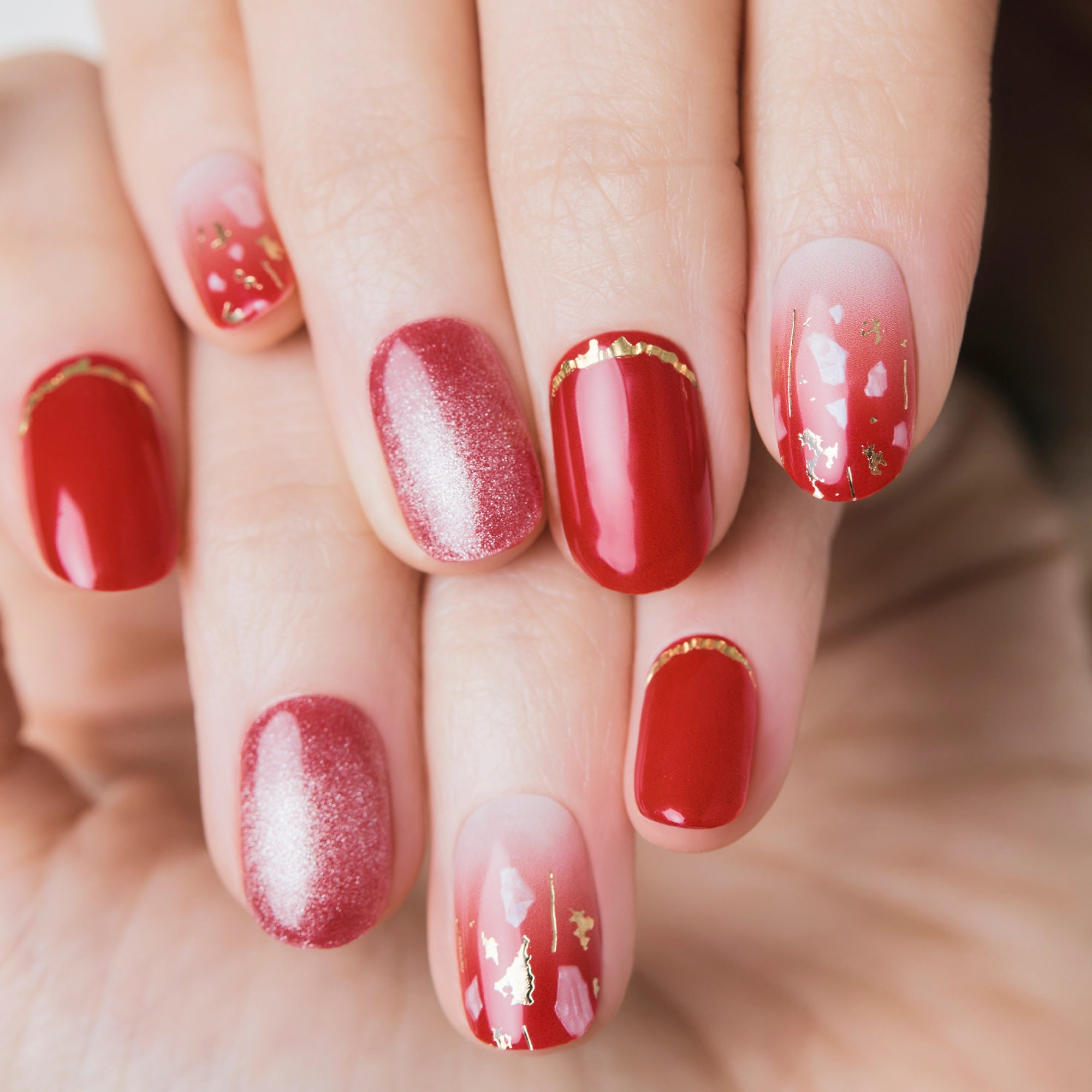N Scarlet Glam Jel Tırnak 30 Adet, 2 Kullanım