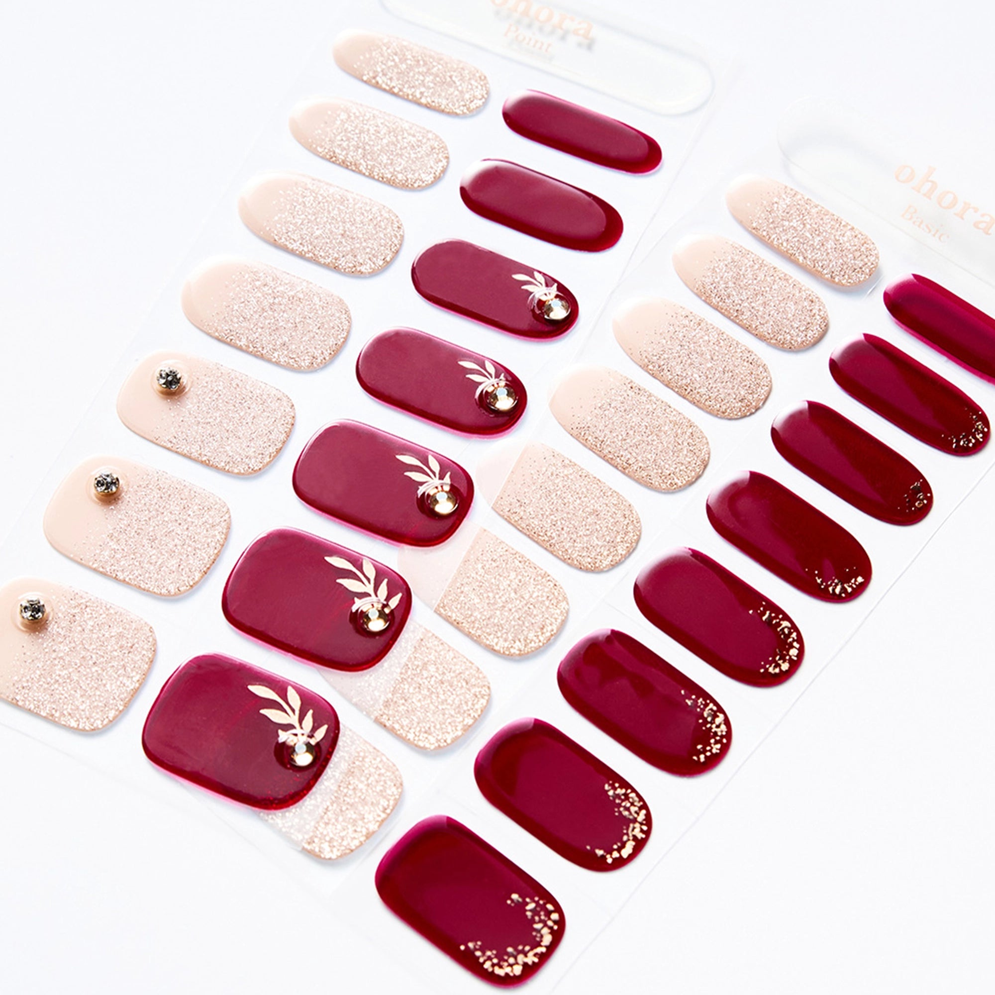 N Scarlet Glow Jel Tırnak 30 Adet, 2 Kullanım