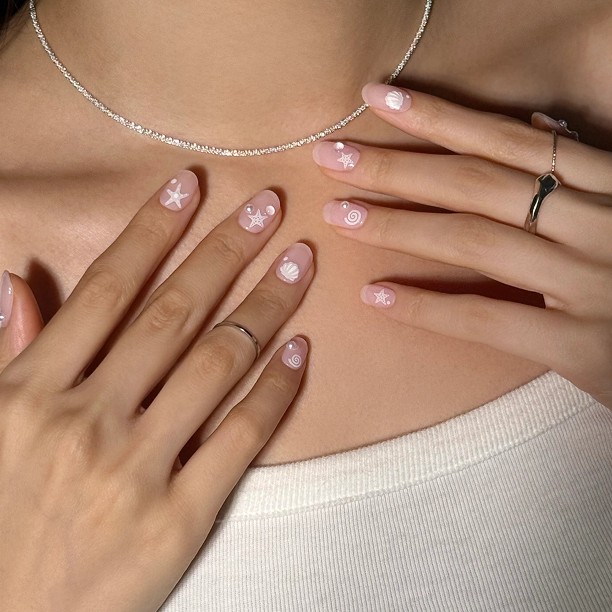 N Seashell Love Jel Tırnak 30 Adet, 2 Kullanım