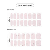 N Seashell Love Jel Tırnak 30 Adet, 2 Kullanım