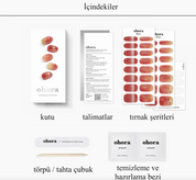 N Shizuku Apple Jel Tırnak 30 Adet 2 Kullanım