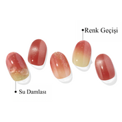 N Shizuku Apple Jel Tırnak 30 Adet 2 Kullanım