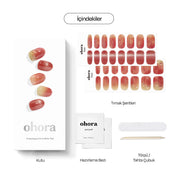 N Shizuku Apple Jel Tırnak 30 Adet, 2 Kullanım