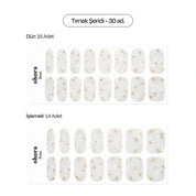 N Silky Marble Jel Tırnak 30 Adet, 2 Kullanım