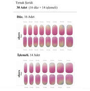 N Sour Candy Jel Tırnak 30 Adet 2 Kullanım