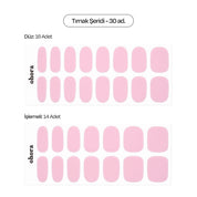 N Strawberry Milk Jel Tırnak 30 Adet, 2 Kullanım