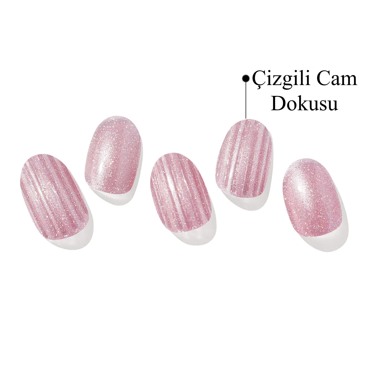 N Sugar Glass Jel Tırnak 30 Adet 2 Kullanım