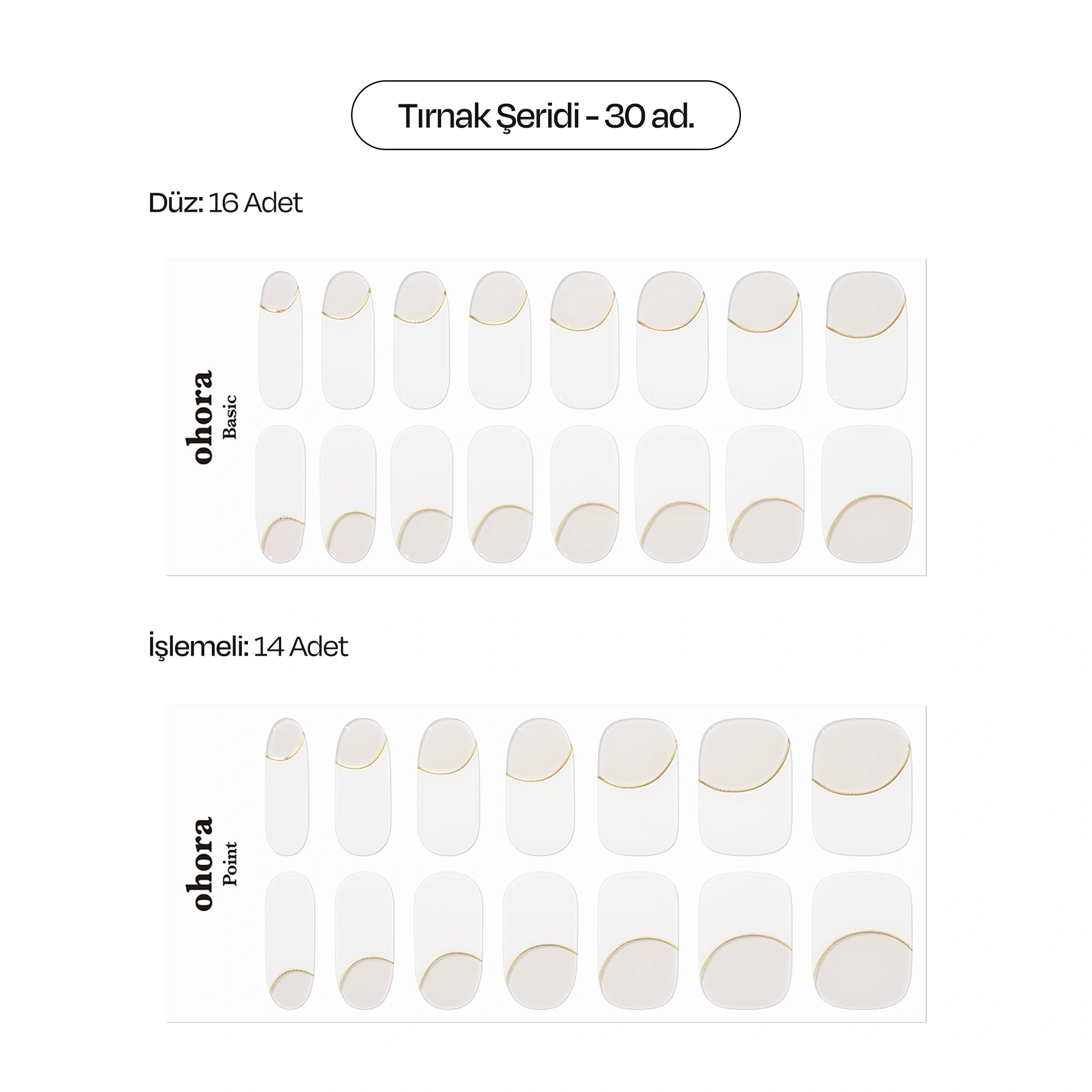 N Sylph Jel Tırnak 30 Adet, 2 Kullanım