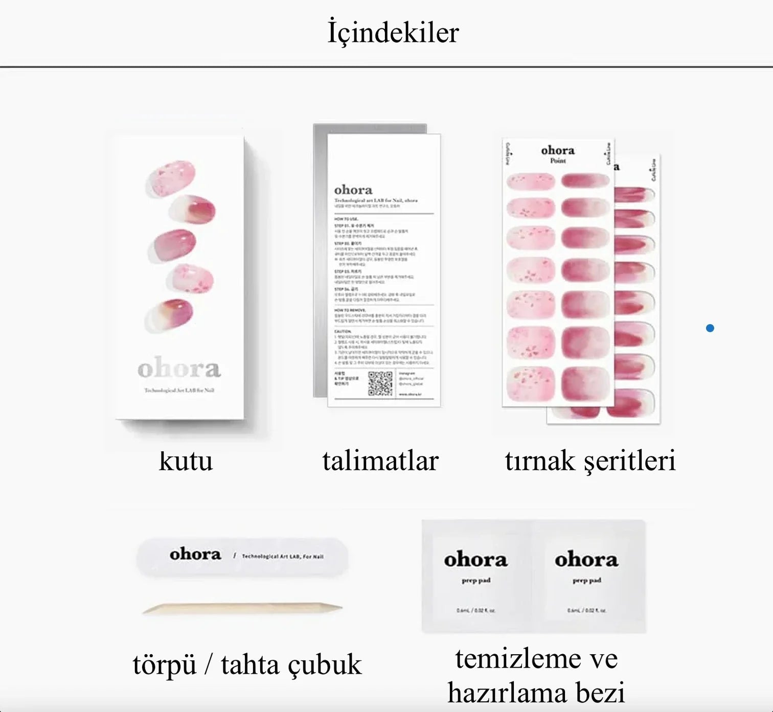 N Tinted Jel Tırnak 30 Adet, 2 Kullanım