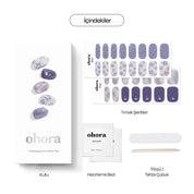 N Violet Wave Jel Tırnak 30 Adet, 2 Kullanım