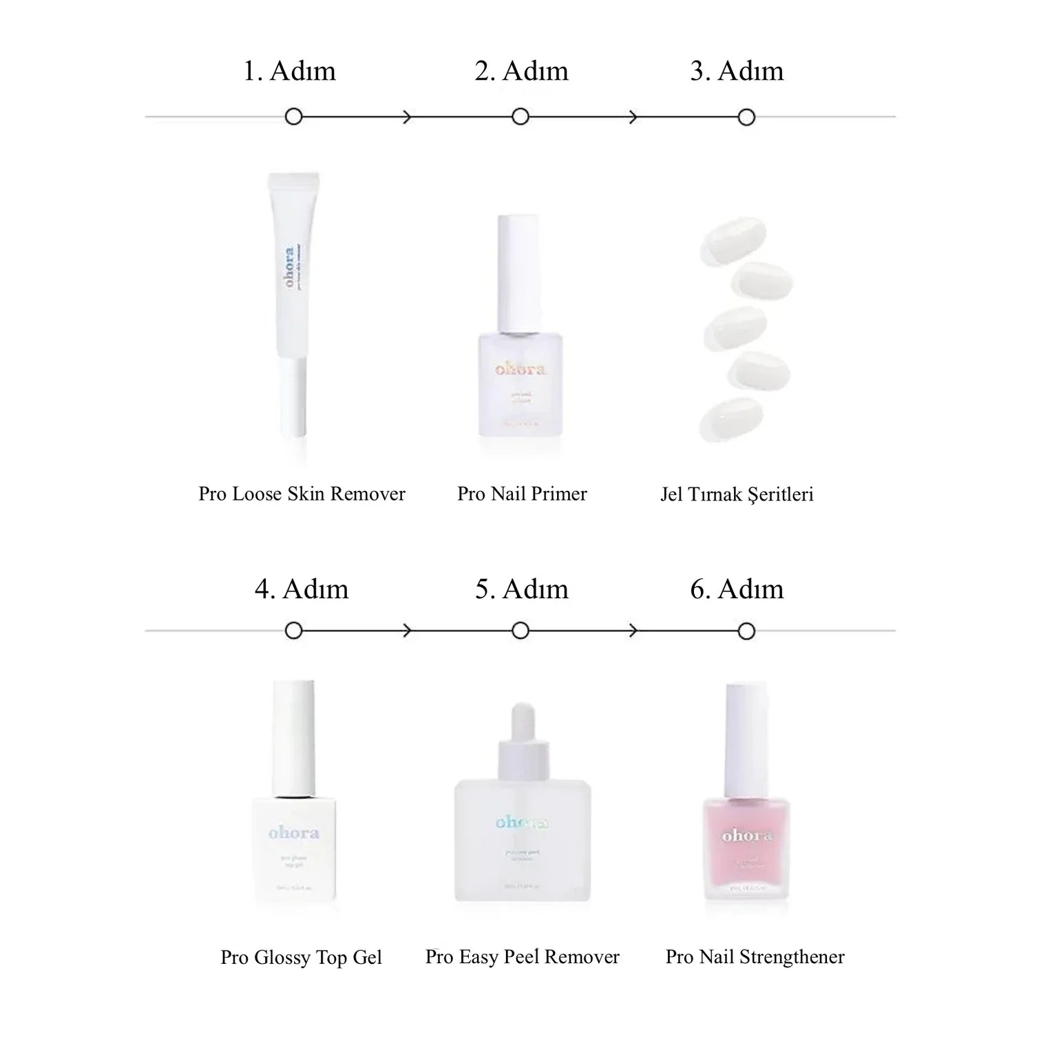 Ohora Jel Tırnak Soyucu Çıkarıcı 50ml