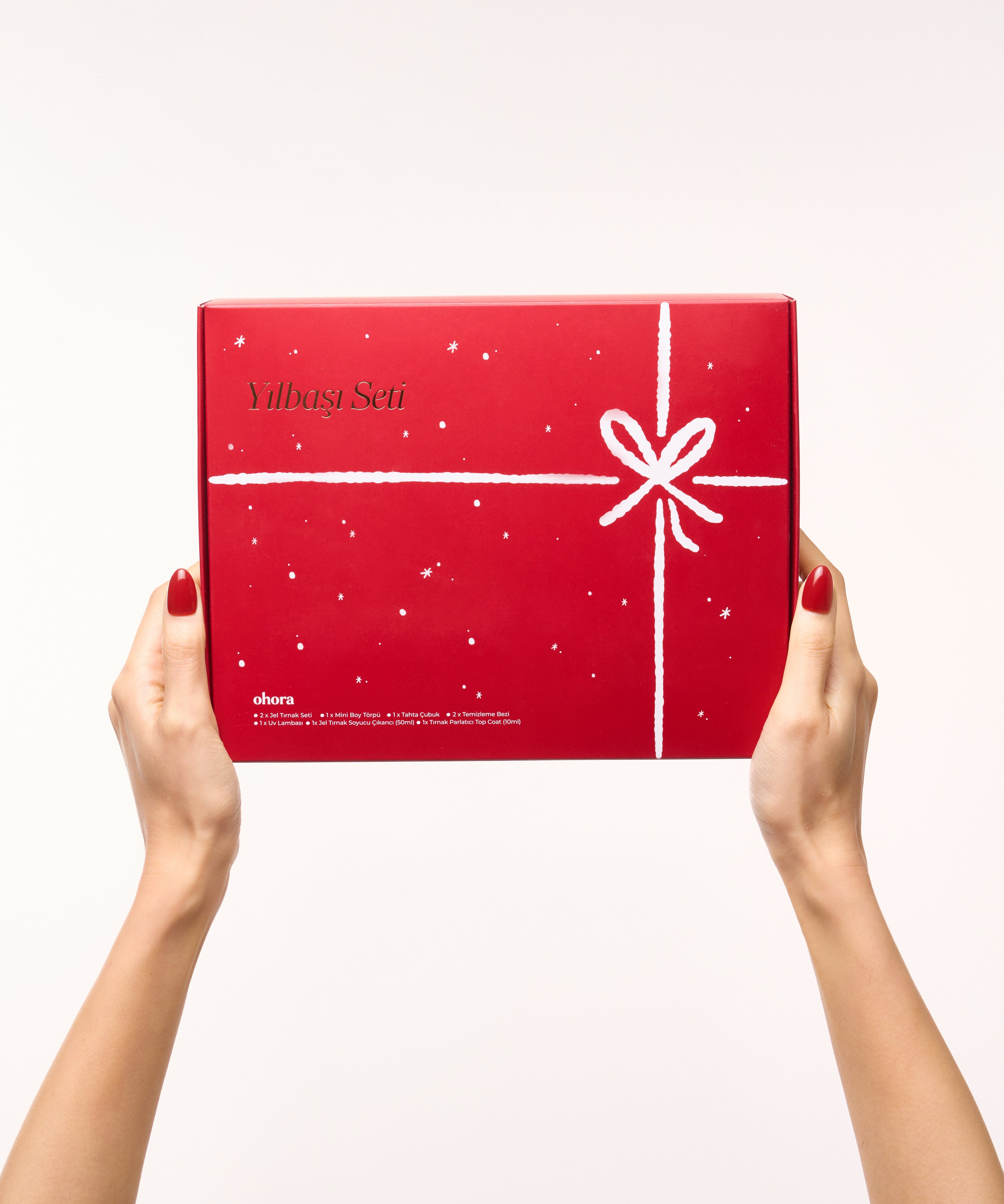 yılbaşı özel takma tırnak seti