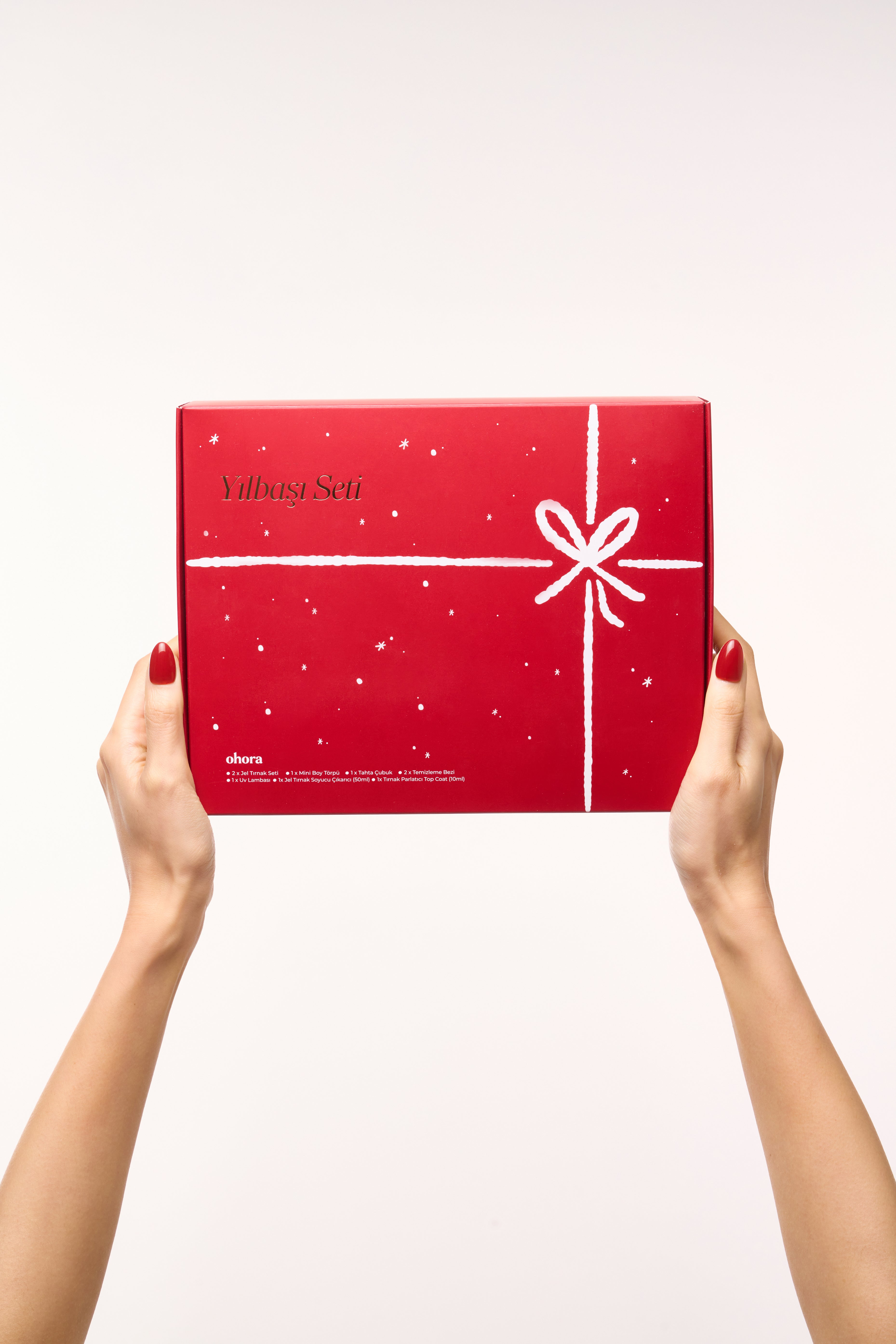 yılbaşı özel takma tırnak seti