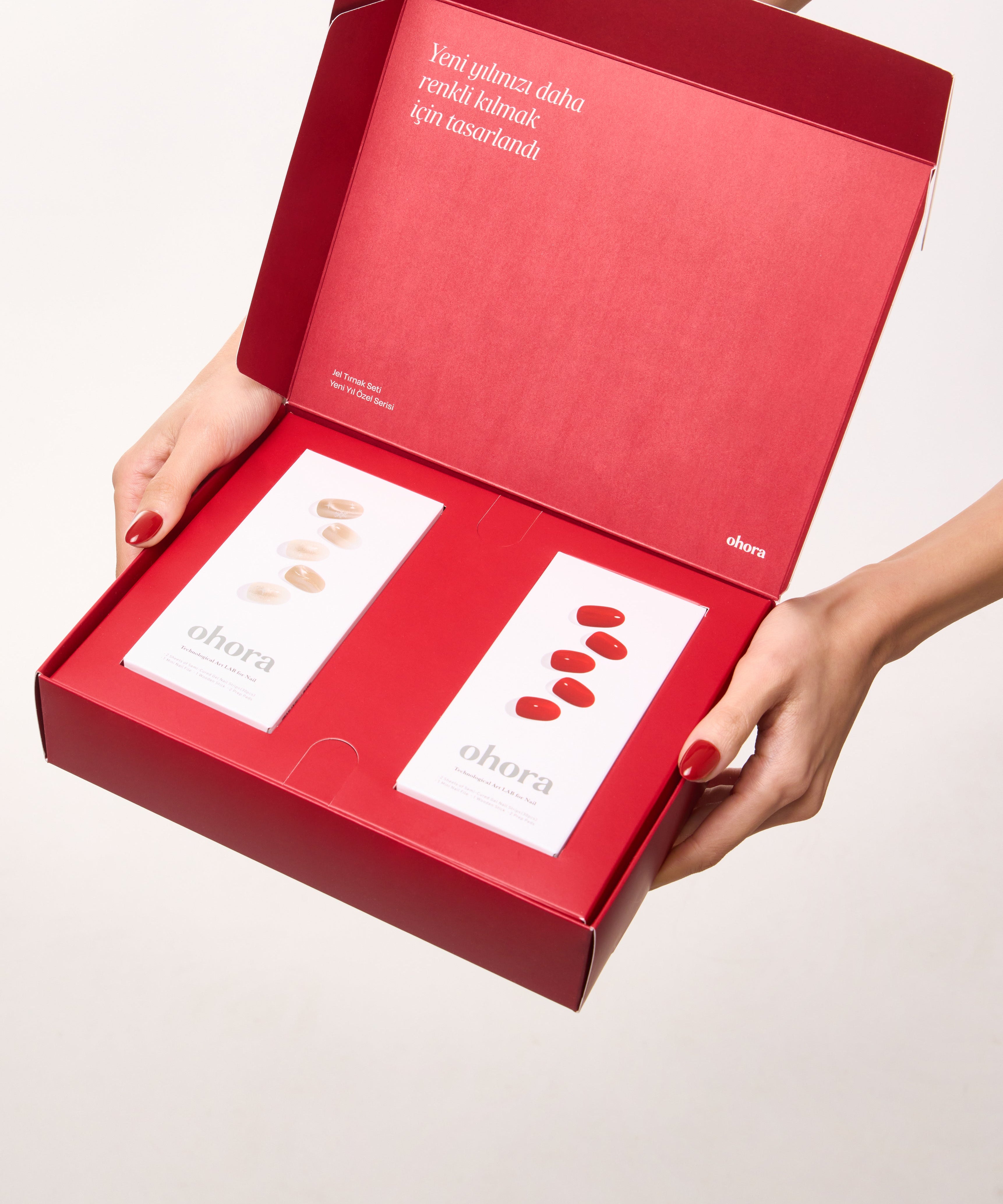 yılbaşı özel jel tırnak seti