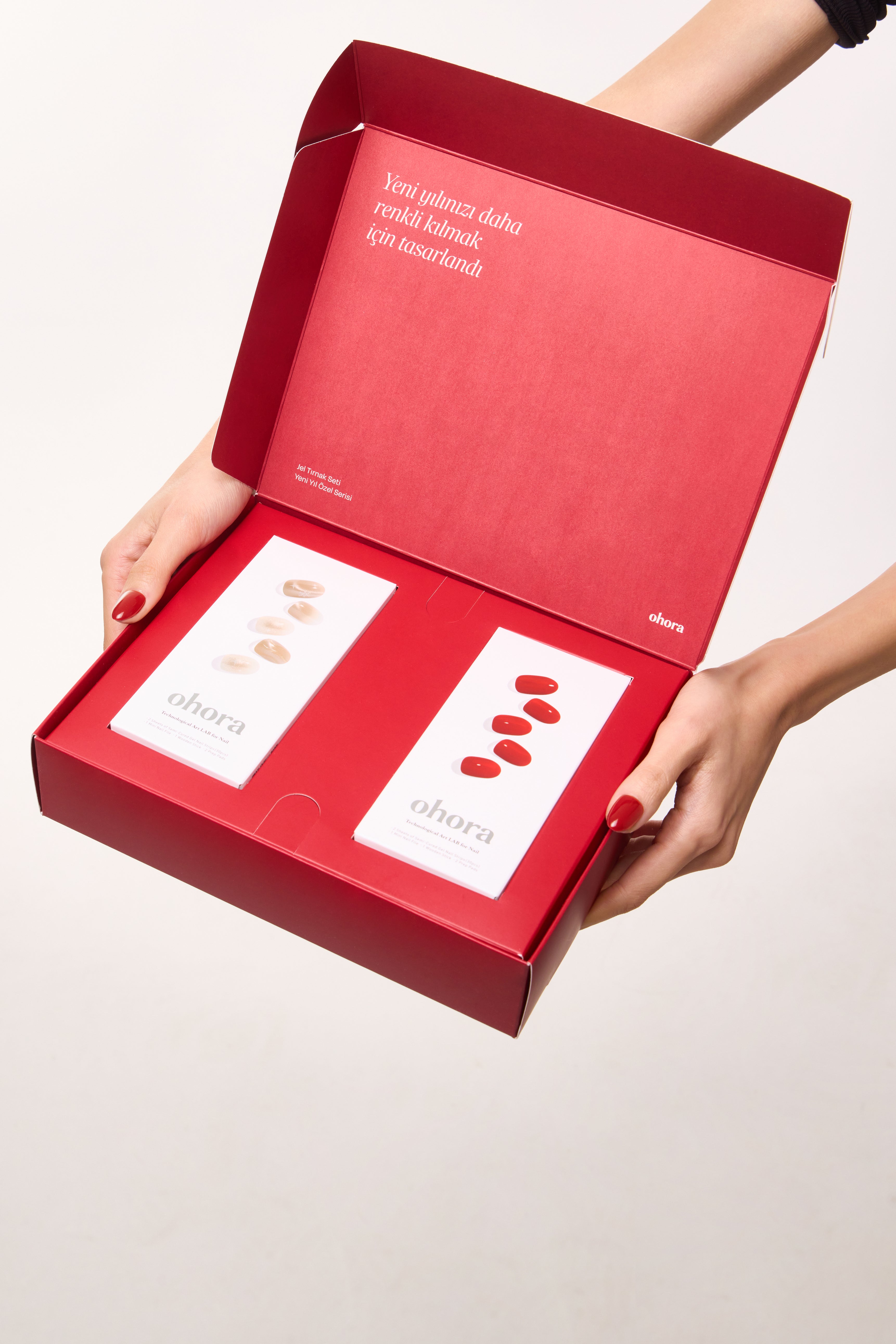 yılbaşı özel jel tırnak seti