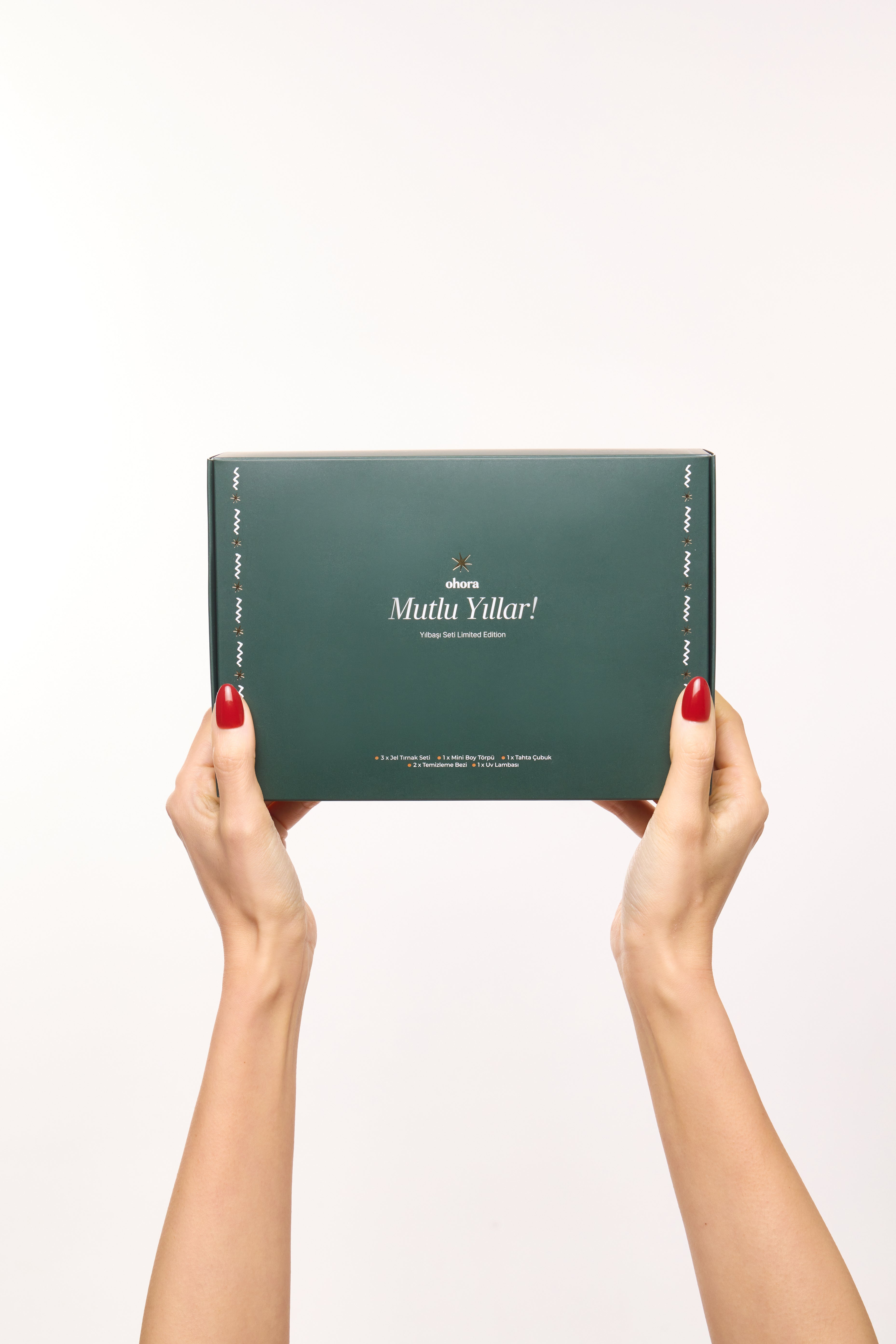 yılbaşı özel jel tırnak seti